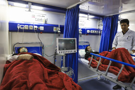 مانور ملی زلزله «خلیج فارس» در نجفشهر شهرستان سیرجان