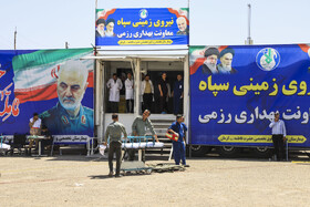 مانور ملی زلزله «خلیج فارس» در نجفشهر شهرستان سیرجان