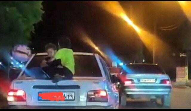 واکنش پلیس به ویدئوی حرکت مخاطره‌آمیز با "پراید" در یاسوج