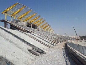 پیشرفت ۸۴ درصدی ورزشگاه ۵۰۰۰ نفری بروجرد 