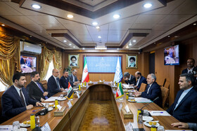  دیدار خالد شوانی، وزیر دادگستری عراق و امین حسین رحیمی، وزیر دادگستری ایران