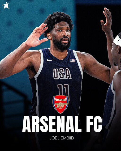 آرسنال محبوب‌ترین تیم ستارگان NBA