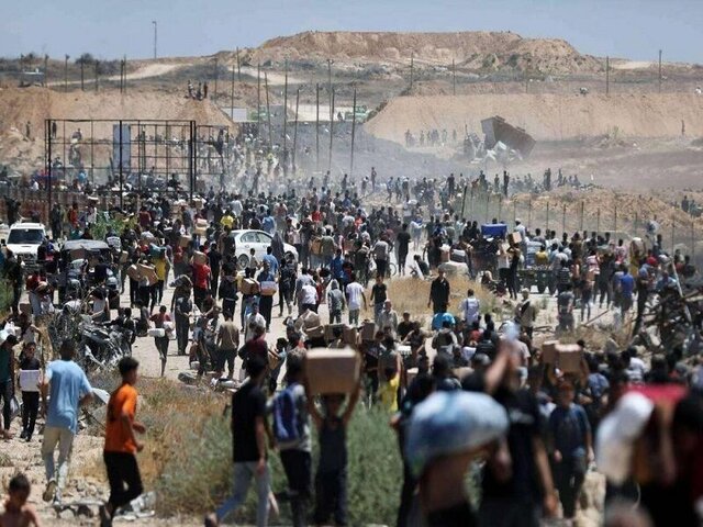 انتقاد سازمان عفو بین‌الملل از قتل‌عام فلسطینیان در مراکز توزیع کمک‌ها