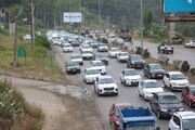 ترافیک سنگین در هراز و ۲ آزادراه منتهی به تهران