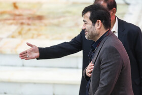 احمد دنیامالی، وزیر ورزش در مراسم سی و ششمین سالگرد ارتحال امام خمینی (ره)