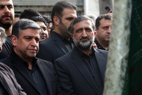 حضور مسعود امامی‌یگانه استاندار اردبیل و سیدحامد عاملی معاون وزیر صمت در آئین اعلان عزای حسینی در اردبیل
