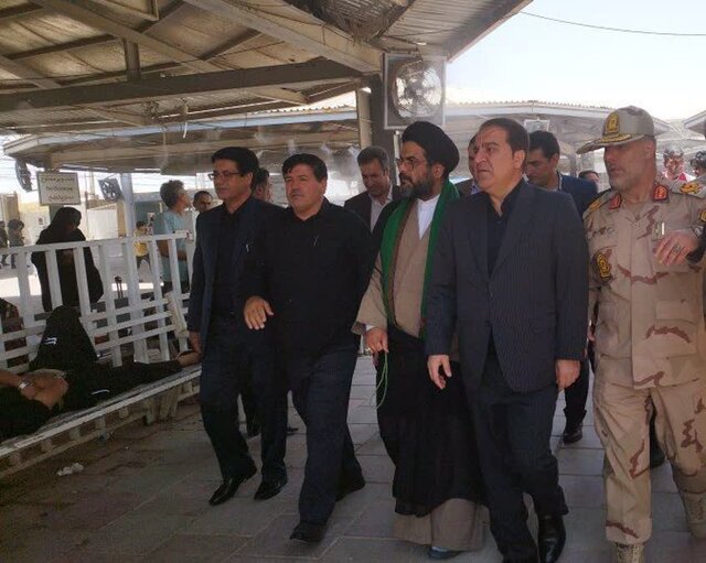 استاندار ایلام از مرز مهران بازدید کرد