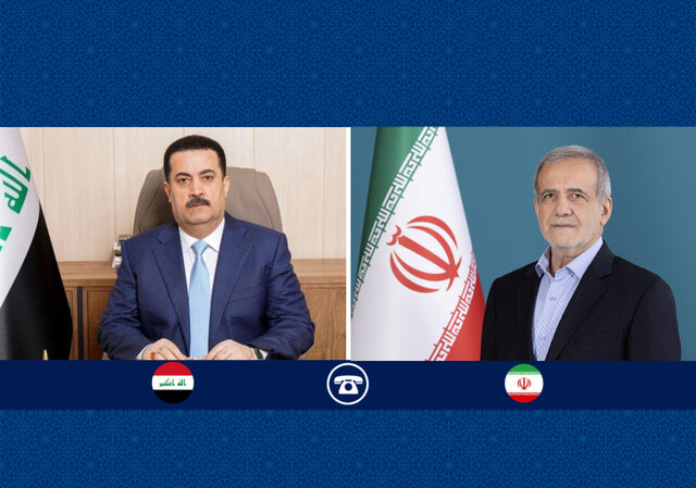 گفت‌وگوی تلفنی پزشکیان و نخست وزیر عراق به مناسبت عید سعید قربان