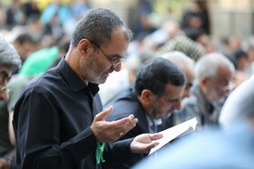 قرائت دعای عرفه در همدان