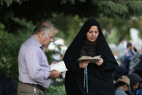 قرائت دعای عرفه در همدان
