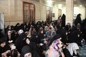 مراسم قرائت دعای پر فیض عرفه در جزیره کیش