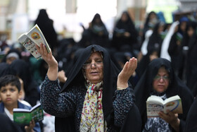 طنین دعای پرفیض عرفه درخراسان شمالی