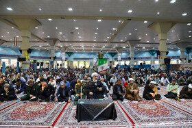 طنین دعای پرفیض عرفه در مصلی امام خمینی (ره) خراسان شمالی