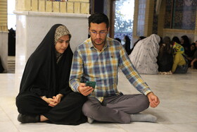 طنین دعای پرفیض عرفه در مزار شهدا خراسان شمالی