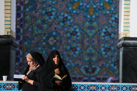 برگزاری مراسم با‌شکوه دعای عرفه در حرم امام رضا (ع) - مشهد