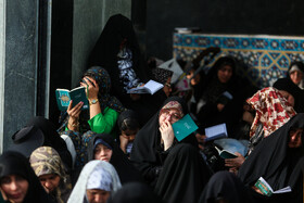 برگزاری مراسم با‌شکوه دعای عرفه در حرم امام رضا (ع) - مشهد