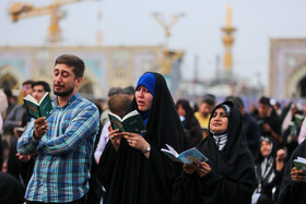 برگزاری مراسم با‌شکوه دعای عرفه در حرم امام رضا (ع) - مشهد