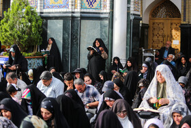 برگزاری مراسم با‌شکوه دعای عرفه در حرم امام رضا (ع) - مشهد