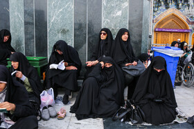 برگزاری مراسم با‌شکوه دعای عرفه در حرم امام رضا (ع) - مشهد