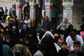 برگزاری مراسم با‌شکوه دعای عرفه در حرم امام رضا (ع) - مشهد
