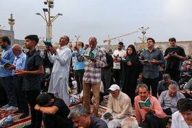برگزاری مراسم با‌شکوه دعای عرفه در حرم امام رضا (ع) - مشهد