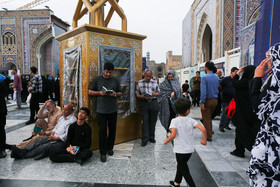 برگزاری مراسم با‌شکوه دعای عرفه در حرم امام رضا (ع) - مشهد