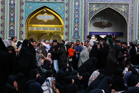 برگزاری مراسم با‌شکوه دعای عرفه در حرم امام رضا (ع) - مشهد