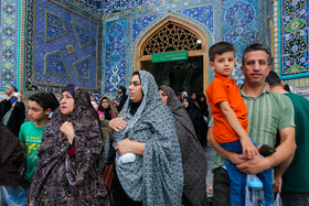 برگزاری مراسم با‌شکوه دعای عرفه در حرم امام رضا (ع) - مشهد