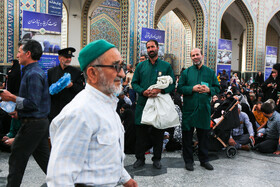 برگزاری مراسم با‌شکوه دعای عرفه در حرم امام رضا (ع) - مشهد