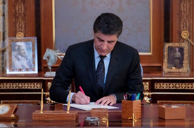 «نیچیروان بارزانی»  عید قربان را به مقام معظم رهبری و رییس جمهور ایران تبریک گفت