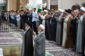 نماز عید سعید قربان در مصلی قدس قم