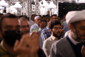 نماز عید قربان در حرم مطهر رضوی
