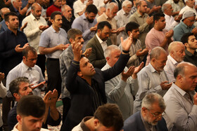 نماز عید قربان در حرم مطهر رضوی