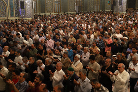 اقامه نماز عید قربان در حرم مطهر رضوی