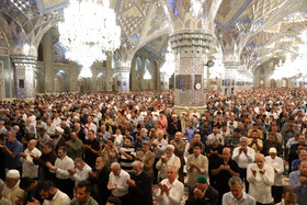 نماز عید قربان در حرم مطهر رضوی