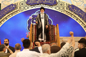 بیان خطبه های نماز عید سعید قربان توسط آیت‌الله سید احمد علم‌الهدی - حرم مطهر رضوی