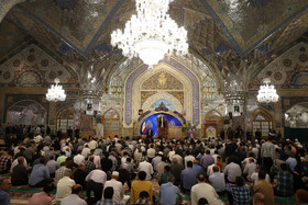 بیان خطبه های نماز عید سعید قربان توسط آیت‌الله سید احمد علم‌الهدی - حرم مطهر رضوی