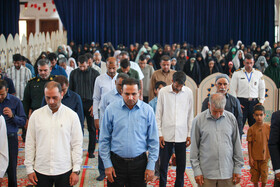 اقامه نماز عید سعید قربان در جزیره کیش