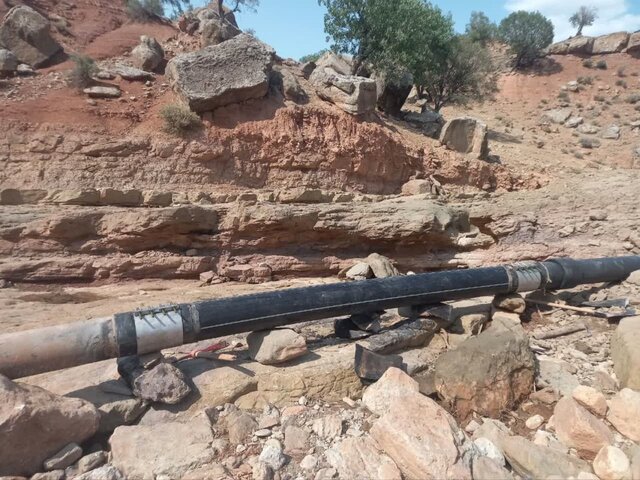 برطرف شدن مشکل خط لوله آبرسانی ۵۷ روستای معمولان
