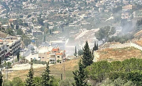 حمله توپخانه‌ای و هوایی رژیم صهیونیستی به جنوب لبنان 