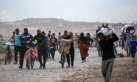 ۱۴ فلسطینی دیگر در نزدیکی مرکز توزیع کمک‌ها در رفح شهید شدند
