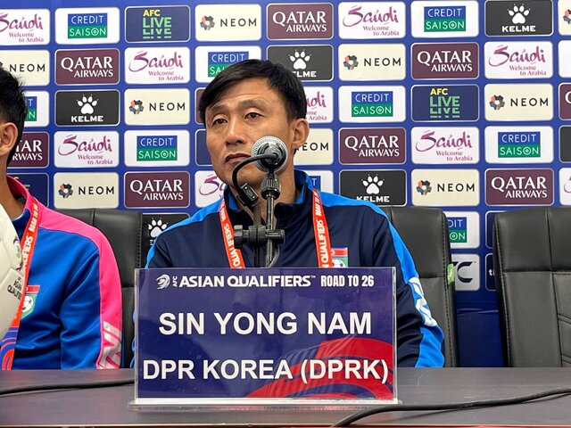 سرمربی کره شمالی: سعی میکنیم بهترین نتیجه را مقابل ایران بگیریم