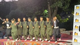 شب فرهنگی کرمانشاه در طاق‌بستان برگزار شد