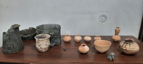 ۱۳ قطعه شیء عتیقه در جیرفت کشف شد