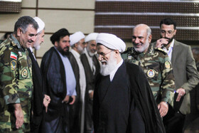 عباس محمدحسنی، رئیس سازمان عقیدتی سیاسی ارتش جمهوری اسلامی ایران در آیین اختتامیه دومین جشنواره فضای مجازی ارتش جمهوری اسلامی ایران 