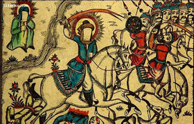 آثار هنرمندان «نوسقاخانه» روی دیوار می‌روند