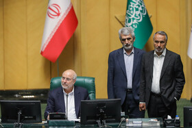 محمدباقر قالیباف، رئیس مجلس در صحن علنی مجلس -۲۰ خرداد