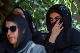 مراسم خاکسپاری امیر سمواتی