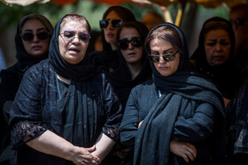 مراسم خاکسپاری امیر سمواتی