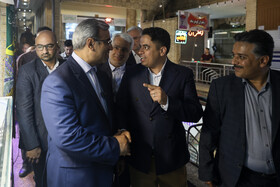 بازدید استاندار خراسان رضوی از بازار رضا مشهد